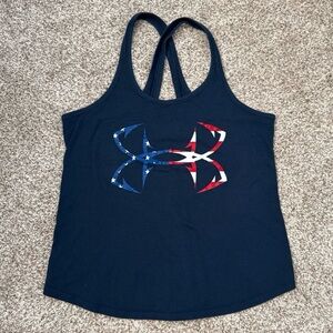 Under Armour Women's Dark Blue Patriotic Tank Top